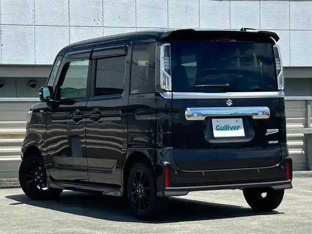 スズキ スペーシア カスタム HYBRID GS 静岡県 2021(令3)年 2.3万km アーバンブラウンパールメタリック デュアルカメラブレーキサポート/純正８型メモリナビ/フルセグＴＶ/ＤＶＤ再/ＢＴオーディオ/電動スライドドア/シートヒーター/パーキングセンサー/追従クルーズ/ＬＥＤヘッドライト/フォグランプ/社外１４ＡＷ