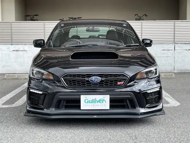 スバル ＷＲＸ ＳＴＩ STI 大阪府 2019(令1)年 2.7万km クリスタルブラックシリカ ワンオーナー/STIエアロ/Prodrive18インチアルミホイール/BRITZ車高調/HKSマフラー/クルーズコントロール/純正8インチナビ（AVIC-RL902ZP）/Bluetooth/フルセグTV/LEDヘッドライト/バックカメラ/横滑り防止装置/スマートキー/スペアキー/取扱説明書/保証書/記録簿