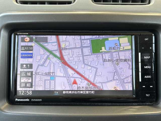 トヨタ ピクシススペース X 静岡県 2011(平23)年 4.2万km ミストブルーマイカメタリック 社外ナビ/・FM/AM/・SD/・iPod/・TV/・USB/・Bluetooth/・MEMORY Music/・CD/DVD/主要装備/・純正フロアマット/・オートエアコン/・アイドリングストップ/・スマートキー/・電動格納ミラー/・ドアバイザー/・ＥＴＣ/・盗難防止装置/・マニュアルレベリング/・パワーウィンドウ(運転席オート)