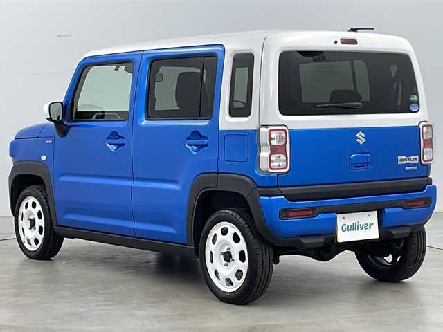スズキ ハスラー HYBRID G 道央・札幌 2020(令2)年 6.6万km ブリスクブルーメタリック/ホワイト2トーンルーフ ・4WD/・寒冷地仕様/・デュアルブレーキサポート/・衝突軽減ブレーキ/・レーンキープアシスト/・シートヒーター/・ドアミラーヒーター/・ETC/・アイドリングストップ/・スマートキー/・横滑り防止/・純正鉄ホイール