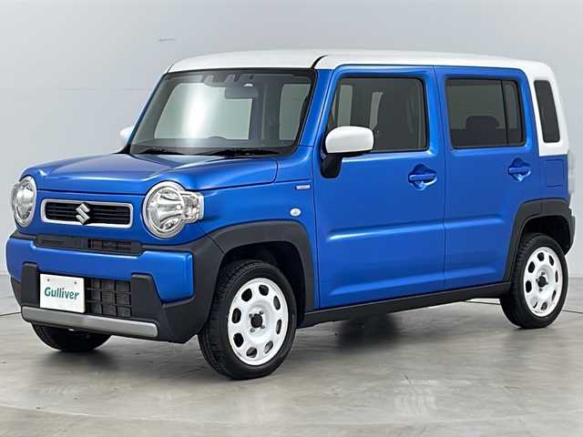 スズキ ハスラー HYBRID G 道央・札幌 2020(令2)年 6.6万km ブリスクブルーメタリック/ホワイト2トーンルーフ ・4WD/・寒冷地仕様/・デュアルブレーキサポート/・衝突軽減ブレーキ/・レーンキープアシスト/・シートヒーター/・ドアミラーヒーター/・ETC/・アイドリングストップ/・スマートキー/・横滑り防止/・純正鉄ホイール