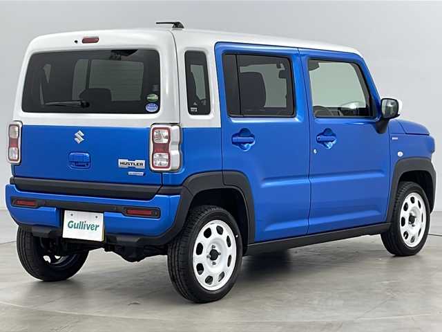 スズキ ハスラー HYBRID G 道央・札幌 2020(令2)年 6.6万km ブリスクブルーメタリック/ホワイト2トーンルーフ ・4WD/・寒冷地仕様/・デュアルブレーキサポート/・衝突軽減ブレーキ/・レーンキープアシスト/・シートヒーター/・ドアミラーヒーター/・ETC/・アイドリングストップ/・スマートキー/・横滑り防止/・純正鉄ホイール