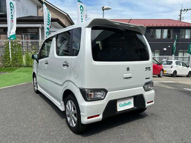 スズキ ワゴンＲ カスタムＺ HYBRID ZX 宮城県 2024(令6)年 1.1万km ピュアホワイトP ワンオーナー/4WD/社外メモリナビ/AM/FM/BT/AUX/フルセグTV/ステアリングスイッチ/純正夏タイヤ14インチ/前席シートヒーター/クルーズコントロール/レーンアシスト/コーナーセンサー/横滑り防止装置/衝突被害軽減システム