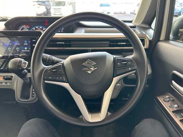 スズキ ワゴンＲ カスタムＺ HYBRID ZX 宮城県 2024(令6)年 1.1万km ピュアホワイトP ワンオーナー/4WD/社外メモリナビ/AM/FM/BT/AUX/フルセグTV/ステアリングスイッチ/純正夏タイヤ14インチ/前席シートヒーター/クルーズコントロール/レーンアシスト/コーナーセンサー/横滑り防止装置/衝突被害軽減システム