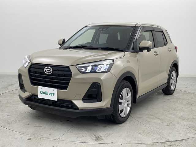 ダイハツ ロッキー L 宮城県 2020(令2)年 5.5万km ナチュラルベージュマイカM 禁煙車/スマートアシスト/・衝突回避支援ブレーキ機能/・車線逸脱警報機能/・オートハイビーム/・コーナーセンサー/純正7インチSDナビ/・BT/SD/CD/DVD/USB/フルセグTV/プッシュスタート/スマートキー/LEDヘッドライト/純正16インチホイールキャップ/社外ラバーフロアマット/ヘッドライトレベライザー/アイドリングストップ/横滑り防止装置/MT付きオートマチックシフト