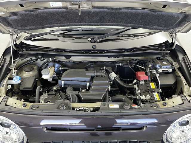 スズキ ラパン ＬＣ X 栃木県 2024(令6)年 0.2万km アーバンブラウンパールメタリック 全方位カメラ付きパッケージ/スズキセーフティサポート/・デュアルカメラブレーキサポート/・誤発進抑制機能/・車線逸脱抑制機能/・車線逸脱警報機能/・ふらつき警報機能/・低速時ブレーキサポート/・発進お知らせ機能/・標識認識機能/・ハイビームアシスト/コーナーセンサー/シートヒーター/レザー調ファブリックシート/純正14インチAW/LEDヘッドライト/革巻きステアリング/USB電源ソケット/プッシュスタート/スマートキー/スペア１本