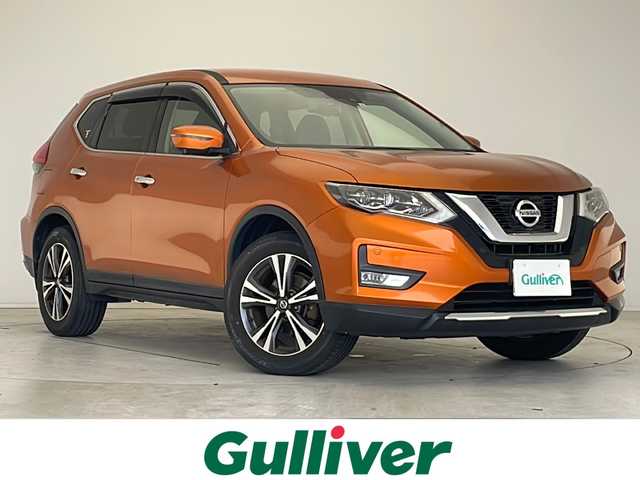日産 エクストレイル 20X 愛知県 2017(平29)年 7.9万km プレミアムコロナオレンジ 衝突被害軽減ブレーキ/純正SDナビ　ナビあり/全方位カメラ/フルセグTV/CD/Bluetooth/バックカメラ/電動リアゲート/コーナーセンサー/純正アルミホイール/LEDヘッドライト/インテリジェントミラー/オートライト/ドライブレコーダー/ETC/ステアリングスイッチ/スマートキー/プッシュスタート