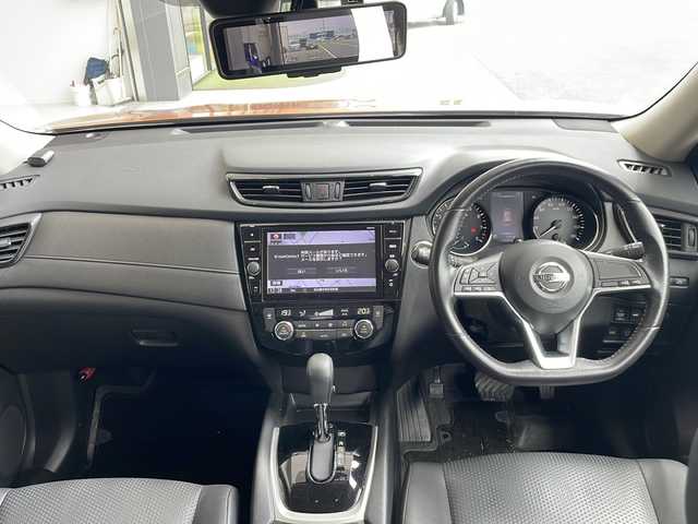 日産 エクストレイル 20X 愛知県 2017(平29)年 7.9万km プレミアムコロナオレンジ 衝突被害軽減ブレーキ/純正SDナビ　ナビあり/全方位カメラ/フルセグTV/CD/Bluetooth/バックカメラ/電動リアゲート/コーナーセンサー/純正アルミホイール/LEDヘッドライト/インテリジェントミラー/オートライト/ドライブレコーダー/ETC/ステアリングスイッチ/スマートキー/プッシュスタート