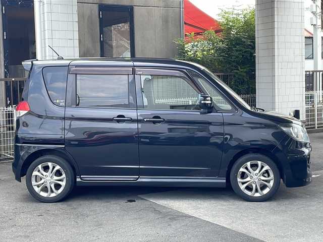 スズキ ソリオ バンディット DJE ブレーキSⅡ 京都府 2014(平26)年 6.5万km ブルーイッシュブラックパール3 ナビCN-R301Z/フルセグTV/ＣＤ／ＤＶＤ／ＢＴ　/バックカメラ　/衝突軽減ブレーキ　/電動スライドドア　/クルコン　/オートライト　/フォグライト　/前後ドラレコ　/ＥＴＣ　/スマートキー　/純正１５ＡＷ　/シートバックテーブル/ダブル／サイドエアバック/電格ミラー/保証書/取扱説明書