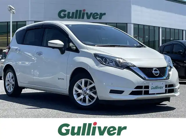 日産 ノート e－パワー X Vセレクション 島根県 2020(令2)年 4.8万km ブリリアントホワイトパール エマージェンシーブレーキ/アルパイン9インチナビ/CD/DVD/DTV/Bluetooth/アラウンドビューモニター/デジタルインナーミラー /LEDオートライト/オートハイビーム/ドライブレコーダー/ETC/コーナーセンサー /スマートキー/プッシュスタート /純正アルミホイール/純正ドアバイザー