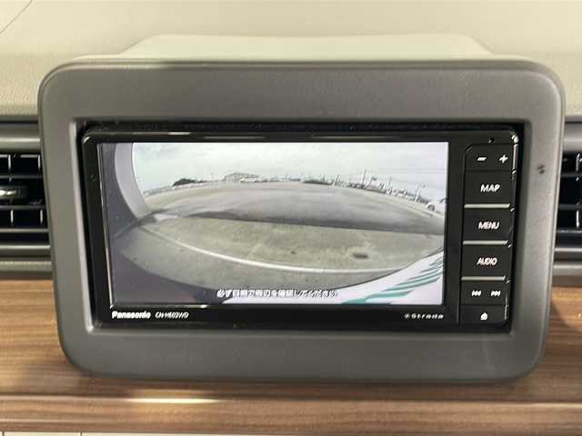 スズキ ラパン X 富山県 2023(令5)年 1.3万km テラコッタピンクメタリック/アーバンブラウン 2トーン 4WD/ワンオーナー/社外SDナビ（CN-HE02WD）/フルセグ/Bluetooth/バックカメラ/衝突被害軽減ブレーキ/レーンキープアシスト/コーナーセンサー/前席シートヒーター/ドライブレコーダー