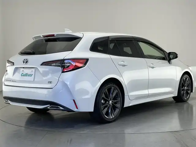 トヨタ カローラツーリング ハイブリッド ダブルバイビー 愛知県 2021(令3)年 3.3万km プラチナホワイトパールマイカ 純９型ＤＡ　フルセグＴＶ　Ｂｌｕｅｔｏｏｔｈ　ＤＶＤ再生　バックカメラ　黒ハーフレザー　ＥＴＣ　前後ドラレコ　追従クルコン　オートハイビーム　ＢＳＭ　電子パーキング　衝突軽減　ＵＳＢ入力端子　禁煙車