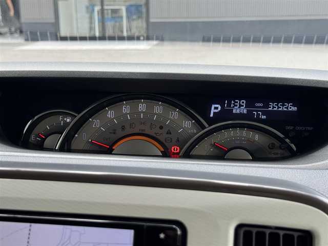 ダイハツ ムーヴ キャンバス G メイクアップ リミテッド　SAⅢ 滋賀県 2019(平31)年 3.6万km パールホワイトⅢ/ナチュラルベージュマイカメタリック 2トーン 禁煙車/純正ナビ/【CD/DVD/Bluetooth/SD】/パノラマモニター/ETC/前後ドライブレコーダー/両側パワースライドドア/スマートアシスト3/・衝突回避支援ブレーキ機能/・衝突警報機能/・車線逸脱警報機能/・誤発進抑制制御機能/・先行車発進お知らせ機能/・オートハイビーム/コーナーセンサー/LEDヘッドライト/オートライト/ステアリングスイッチ/スマートキー