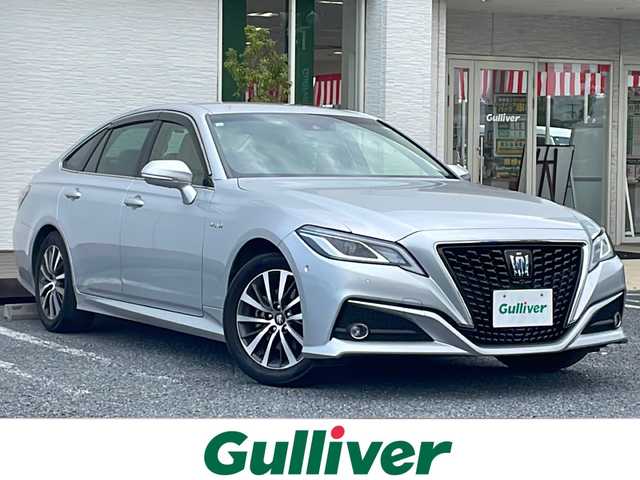 トヨタ クラウン ハイブリッド S Cパッケージ 千葉県 2019(平31)年 6.2万km シルバーM ナビ 全方位カメラ 電動シート シートヒーター 2.0ETC ステアヒーター PCS LTA AHB USB ドラレコ パドルシフト トランクイージークローズ FRソナー LEDライト オートライト