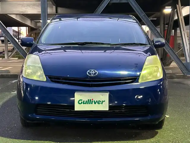 トヨタ プリウス S 静岡県 2005(平17)年 13.5万km ブルーマイカ ユーザー買取車/ステアリングスイッチ/プッシュスタート/電動格納ミラー