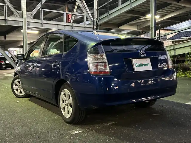 トヨタ プリウス S 静岡県 2005(平17)年 13.5万km ブルーマイカ ユーザー買取車/ステアリングスイッチ/プッシュスタート/電動格納ミラー