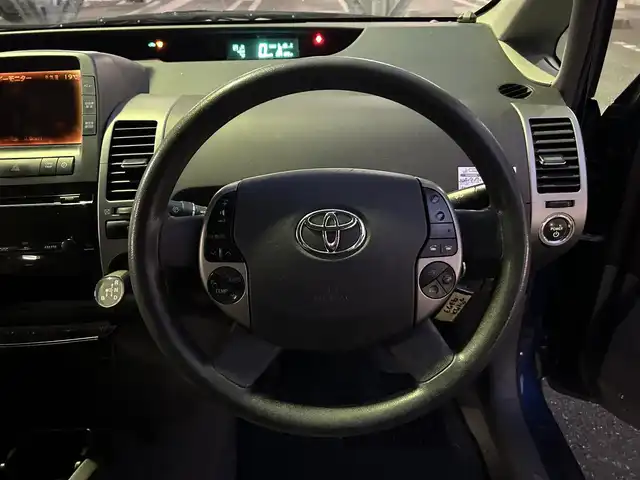トヨタ プリウス S 静岡県 2005(平17)年 13.5万km ブルーマイカ ユーザー買取車/ステアリングスイッチ/プッシュスタート/電動格納ミラー
