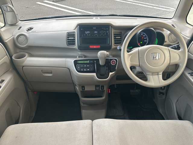 ホンダ Ｎ ＢＯＸ G 富山県 2015(平27)年 12.6万km スマートブラック ワンオーナー/４ＷＤ/純正ラジオ/型式：CX-154C/【ＣＤ/AUX】/前席シートヒーター/ＥＴＣ/純正フロアマット/プッシュスタート/スマートキー/両側スライドドア/取扱説明書/メンテナンスノート/保証書/オートエアコン