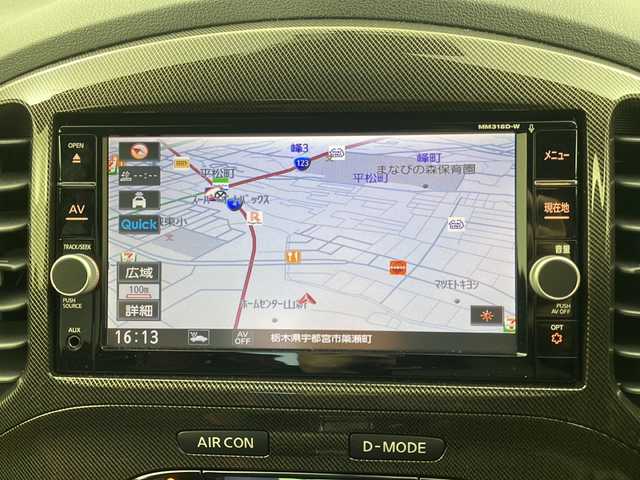 日産 ジューク ニスモ RS 栃木県 2019(平31)年 3万km スーパーブラック 4WD/ニスモエアロ/純正リアスポイラー/RECAROシート【革/アルカンターラ】/純正SDナビ【MM318D-W】/　フルセグ/CD/DVD/AUX/Bluetooth/アラウンドビューモニター/革巻きステアリング/ステアリングスイッチ/パドルシフト/純正前方ドライブレコーダー/純正ビルトインETC/プッシュスタート/LEDヘッドランプ/オートライト/純正18インチインチアルミホイール/電動格納ウインカーミラー/保証書/取扱説明書