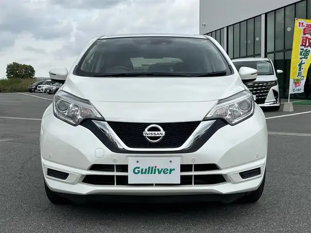 日産 ノート X DIG－S 奈良県 2019(平31)年 3.4万km ブリリアントホワイトパール ナビ　/フルセグＴＶ/Ｂｌｕｅｔｏｏｔｈ/CD/DVD/SD/ＬＥＤヘッドライト　/オートライト　/前後コーナーセンサー　/ＥＴＣ　/衝突被害軽減システム　/レーンキープアシスト　/スマートキー　/ＡＡＣ　/スーパーチャージャー　/横滑り防止装置/盗難防止装置