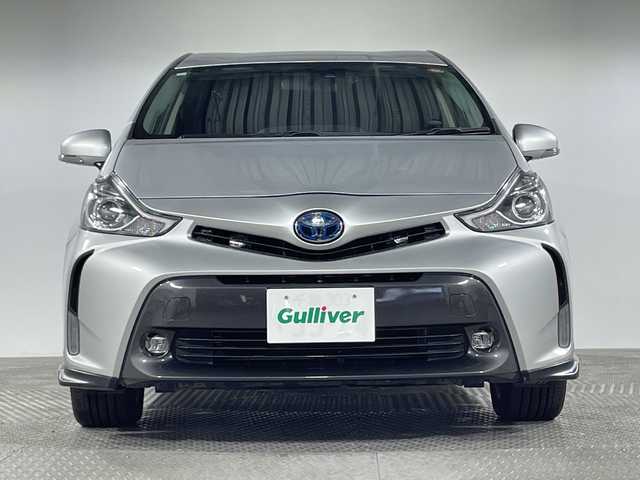 トヨタ プリウス α G ツーリングセレクション 神奈川県 2016(平28)年 6.8万km シルバーM 純正9型SDナビゲーション【NSZT-Y66T】/フルセグ　CD DVD　Bluetooth/バックカメラ/アダブティブクルーズコントロール/プリクラッシュセーフティ/レーンディパーチャーアラート/オートハイビーム/純正ビルトインETC/純正前方ドライブレコーダー/ハーフレザーシート/社外木目調/革コンビステアリング/社外シフトノブ/運転席パワーシート/PWR/ECO/EVモード/プッシュスタート/スマートキー/純正17インチアルミホイール/LEDヘッド/フォグランプ/オートライト