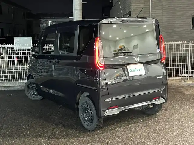 日産 ルークス X 福島県 2020(令2)年 3.2万km ブラック ワンオーナー/4WD/純正メモリーナビ/CD/DVD/BT/SD/フルセグTV/アラウンドビューモニター/片側パワースライドドア/衝突被害軽減システム/クリアランスソナー/純正エンジンスターター/シートヒーター/アイドリングストップ/オートライト/プッシュスタート/ドアバイザー/フロアマット/ETC