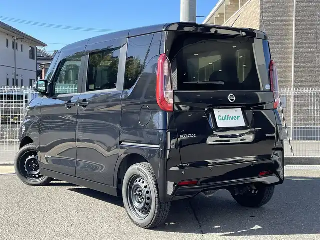 日産 ルークス X 秋田県 2020(令2)年 3.2万km ブラック ワンオーナー/4WD/純正メモリーナビ/CD/DVD/BT/SD/フルセグTV/アラウンドビューモニター/片側パワースライドドア/衝突被害軽減システム/クリアランスソナー/純正エンジンスターター/シートヒーター/アイドリングストップ/オートライト/プッシュスタート/ドアバイザー/フロアマット/ETC