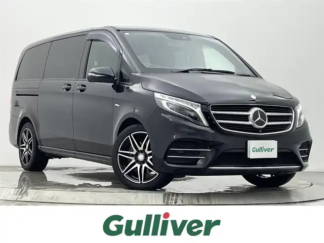 メルセデス・ベンツ Ｖ２２０ d スポーツ ロング 宮城県 2017(平29)年 9万km 黒 パノラミックルーフ/リアモニター/３６０°カメラ/ブルメスターサウンド/レーダーセーフティパッケージ/レーダークルーズコントロール/パーキングセンサー/電動パーキングブレーキ/パワーバックドア/両側パワースライドドア/黒革シート/フルセグTV/Bluetooth/CD/DVD再生/ユーザー買取車/スペアキー×1/禁煙車