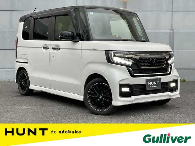ホンダ Ｎ ＢＯＸ カスタム L ターボ 千葉県 2021(令3)年 5.3万km プラチナホワイトパール ホンダセンシング/・衝突軽減ブレーキ/レーンキープアシスト/・レーダークルーズコントロール/オートハイビーム/・コーナーセンサー(後)/純正8インチナビ(VXU-217NBi)/・フルセグ/BT/DVD/CD/USB/バックカメラ/ステアリングスイッチ/パドルシフト/ETC2.0/両側パワースライドドア/レザーシート/シートヒーター(D/N席)/LEDヘッドライト/オートライト/フォグライト/スマートキー/プッシュスタート/純正フロアマット/純正15インチAW