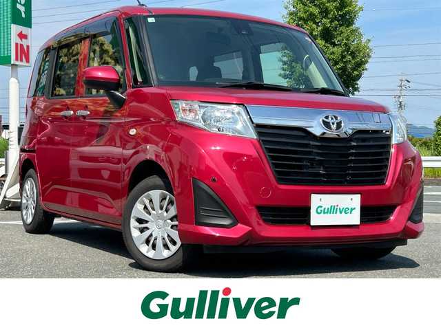 トヨタ ルーミー X S 愛知県 2018(平30)年 6.8万km マゼンタベリーマイカM ワンオーナー/純正オーディオ/アイドリングストップ/ドアバイザー/プッシュスタート/片側パワースライドドア/ETC/衝突軽減ブレーキ/コーナーセンサー/AUX