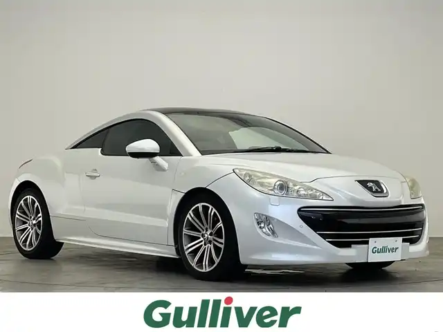 プジョー ＲＣＺ 滋賀県 2012(平24)年 4.3万km パール 禁煙車/社外７型SDナビ/・CD/DVD/USB/フルセグTV/バックカメラ/黒レザーシート/シートヒーター/革巻きステアリング/コーナーセンサー/キセノンライト/純正１８AW/ETC/キーレスキー