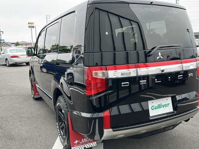 三菱 デリカＤ：５ P 岐阜県 2023(令5)年 1.5万km アメジストブラック 純正SDナビ/両側パワースライドドア　/全方位カメラ　/バックカメラ/4WD/電動リアゲート　/ＬＥＤオートライト　/ＪＡＯＳスキッドプレートＦ・Ｒ　/ＪＡＯＳマッドガードＦ・Ｒ　/ＫＥＥＬＥＲアルミホイール　/シートヒーター　/パワーシート（Ｄ席）/スマートキー/スペアキー/ETC/プッシュスタート/パワーステアリング/パワーウィンドウ/アイドリングストップ