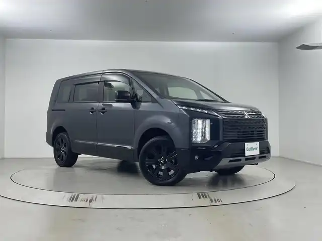 三菱 デリカＤ：５ シャモニー 埼玉県 2024(令6)年 0.4万km グラファイトグレーメタリック/ブラックマイカ SAFETY TECHNOLOGY/寒冷地仕様/アルパイン11インチナビ/(CD/DVD/Bluetooth/フルセグ)/両側パワースライドドア/クルーズコントロール/パワーシートD席/純正フロアマット/純正18インチAW/プッシュスタート/スマートキー