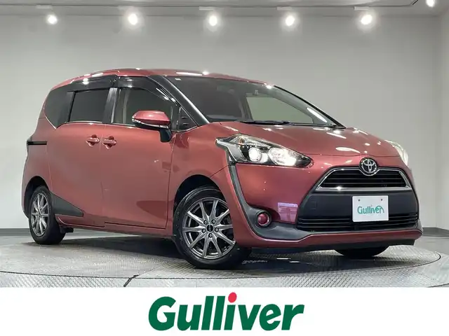 トヨタ シエンタ G 愛知県 2016(平28)年 8.1万km レッドマイカM 純正ナビ　(NSZT-W66T)/(フルセグＴＶ/Ｂｌｕｅｔｏｏｔｈ/FM/AM/SD)/両側パワースライドドア　/バックカメラ　/ビルトインＥＴＣ　/前後ドライブレコーダー　/１５インチＡＷ　/純正フロアマット　/横滑り防止装置　/ＩＳＯＦＩＸ/プッシュスタート/　　-スマートキー