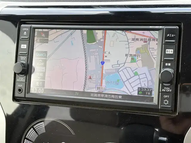 日産 デイズ X 滋賀県 2017(平29)年 4.6万km モカブラウンP 純正ナビ/【CD.Bluetooth.フルセグTV】/アラウンドビューモニター/衝突軽減ブレーキ/デジタルインナーミラー/ドライブレコーダー/ETC/アイドリングストップ/プッシュスタート/スマートキー