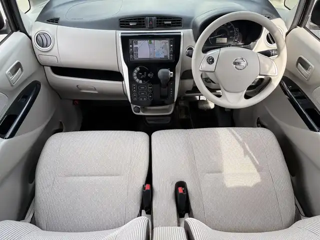 日産 デイズ X 滋賀県 2017(平29)年 4.6万km モカブラウンP 純正ナビ/【CD.Bluetooth.フルセグTV】/アラウンドビューモニター/衝突軽減ブレーキ/デジタルインナーミラー/ドライブレコーダー/ETC/アイドリングストップ/プッシュスタート/スマートキー