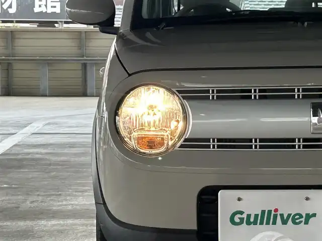 スズキ ラパン L 静岡県 2022(令4)年 5.4万km フォーンベージュM 社外7インチナビ/（CD/SD/Bluetooth/USB/iPod）/ワンセグTV/バックカメラ/ドラレコ/オートライト/コーナーセンサー/ETC/レーンキープアシスト/フルフラットシート/プッシュスタート/スマートキー/純正14SW
