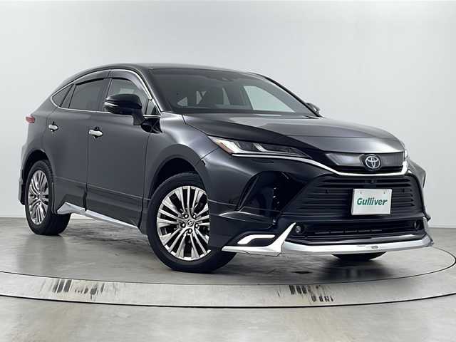 トヨタ ハリアー ハイブリッド Z 埼玉県 2023(令5)年 4.5万km ブラック 純正モデリスタフルエアロ/JBLプレミアムサウンド/純正ナビ/(Bluetooth/USB/AM/FM)/地デジフルセグ/全方位カメラ/ミラー型ドライブレコーダー/ETC2.0/アダプティブクルーズコントロール/オートマチックハイビーム/ヘッドアップディスプレイ/車線逸脱警報/ブラインドスポットモニター/衝突軽減ブレーキ/クリアランスソナー/パワーバックドア/AC100V/電子パーキングシステム/ブレーキホールド/ドライブモードセレクト/ウィンカー・電動格納ミラー/フロントフォグランプ/純正フロアマット/純正ドアバイザー/純正19インチアルミホイール