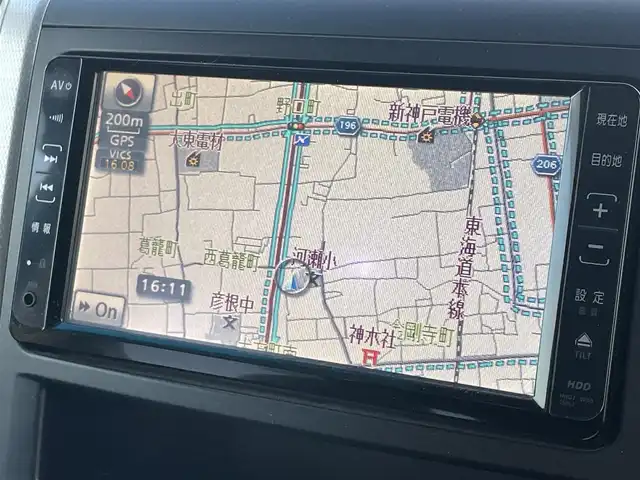 トヨタ ヴェルファイア 2．4Z 滋賀県 2009(平21)年 12.4万km ブラック サンルーフ/純正HDDナビ/・CD/DVD/バックカメラ/片側パワースライドドア/スマートキー/LEDオートライト