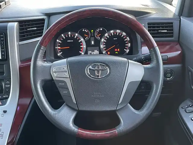 トヨタ ヴェルファイア 2．4Z 滋賀県 2009(平21)年 12.4万km ブラック サンルーフ/純正HDDナビ/・CD/DVD/バックカメラ/片側パワースライドドア/スマートキー/LEDオートライト