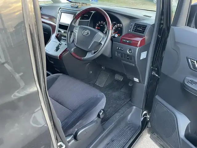 トヨタ ヴェルファイア 2．4Z 滋賀県 2009(平21)年 12.4万km ブラック サンルーフ/純正HDDナビ/・CD/DVD/バックカメラ/片側パワースライドドア/スマートキー/LEDオートライト