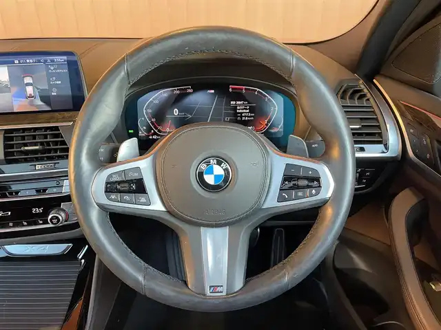 ＢＭＷ Ｘ４ xDrive 20d Mスポーツ 愛知県 2020(令2)年 3.7万km サファイアブラックP サンフール/茶革/純正ナビ/フルセグTV/360度カメラ　/Apple Car Play/インテリジェントセーフティ/ACC/LKA/BSM/ハンズフリーテールゲート/アダプティブLEDヘッドライト/ヘッドアップディスプレイ/ETC/オートマチックハイビーム/純正20インチAW