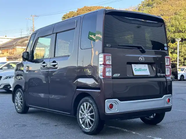 ダイハツ ウェイク L 大阪府 2014(平26)年 9.2万km プラムブラウンクリスタルマイカ 社外SDナビ（フルセグ/Bluetooth/USB/DVD)/バックカメラ/片側パワースライドドア/横滑り防止装置/コーナーセンサー/アイドリングストップ/オートライト/ベンチシート/純正LEDライト/社外アルミホイール（14inch)/社外フロアマット/ETC/ドライブレコーダー/保証書/取扱説明書