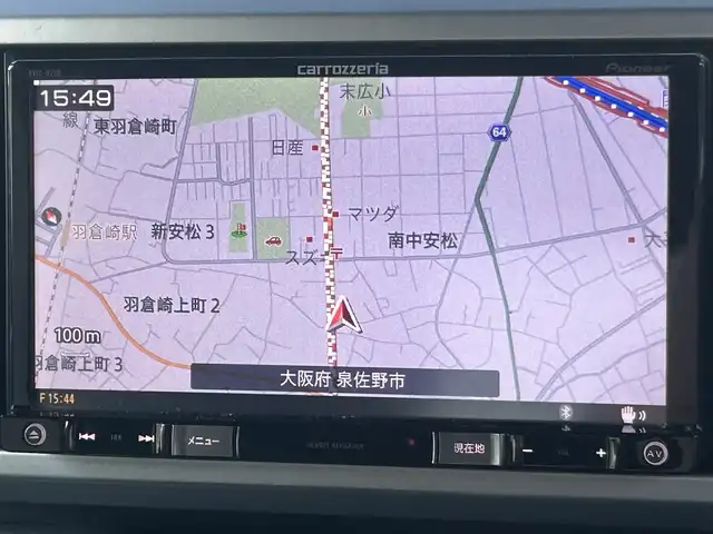 ダイハツ ウェイク L 大阪府 2014(平26)年 9.2万km プラムブラウンクリスタルマイカ 社外SDナビ（フルセグ/Bluetooth/USB/DVD)/バックカメラ/片側パワースライドドア/横滑り防止装置/コーナーセンサー/アイドリングストップ/オートライト/ベンチシート/純正LEDライト/社外アルミホイール（14inch)/社外フロアマット/ETC/ドライブレコーダー/保証書/取扱説明書