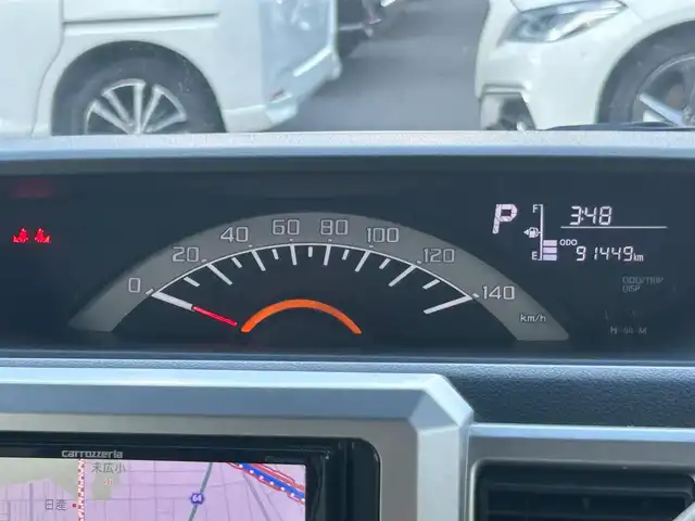 ダイハツ ウェイク L 大阪府 2014(平26)年 9.2万km プラムブラウンクリスタルマイカ 社外SDナビ（フルセグ/Bluetooth/USB/DVD)/バックカメラ/片側パワースライドドア/横滑り防止装置/コーナーセンサー/アイドリングストップ/オートライト/ベンチシート/純正LEDライト/社外アルミホイール（14inch)/社外フロアマット/ETC/ドライブレコーダー/保証書/取扱説明書