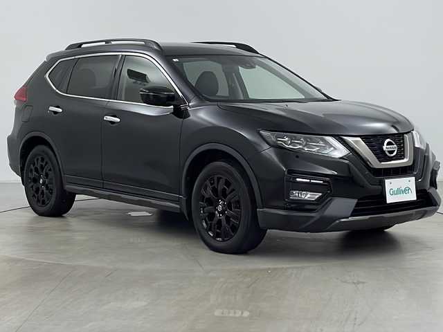 日産 エクストレイル 20X エクストリーマーX 道央・札幌 2018(平30)年 6.8万km ダイヤモンドブラック ・4WD/・社外ナビ（TV＆CD＆DVD＆BT）/・バックカメラ/・エマージェンシーブレーキ/・ステアリングスイッチ/・パワーバックドア/・ビルトインETC/・LEDヘッドライト/・オートライト/・オートマチックハイビーム/・LEDヘッドライト/・フォグランプ/・スマートキー/・スペアキー