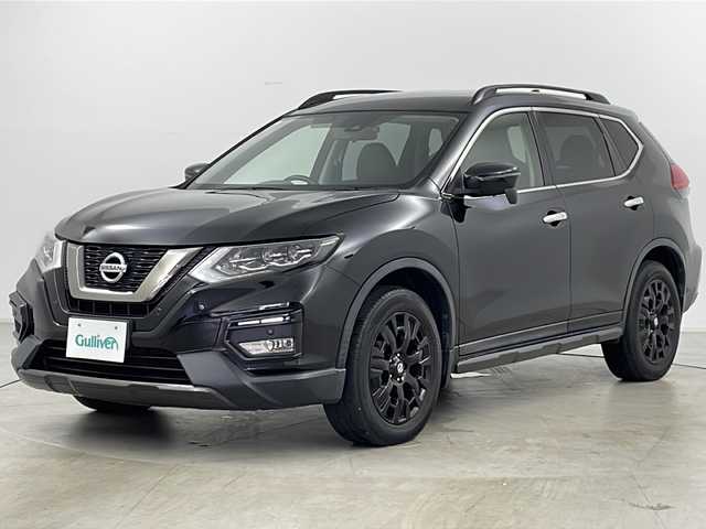 日産 エクストレイル 20X エクストリーマーX 道央・札幌 2018(平30)年 6.8万km ダイヤモンドブラック ・4WD/・社外ナビ（TV＆CD＆DVD＆BT）/・バックカメラ/・エマージェンシーブレーキ/・ステアリングスイッチ/・パワーバックドア/・ビルトインETC/・LEDヘッドライト/・オートライト/・オートマチックハイビーム/・LEDヘッドライト/・フォグランプ/・スマートキー/・スペアキー