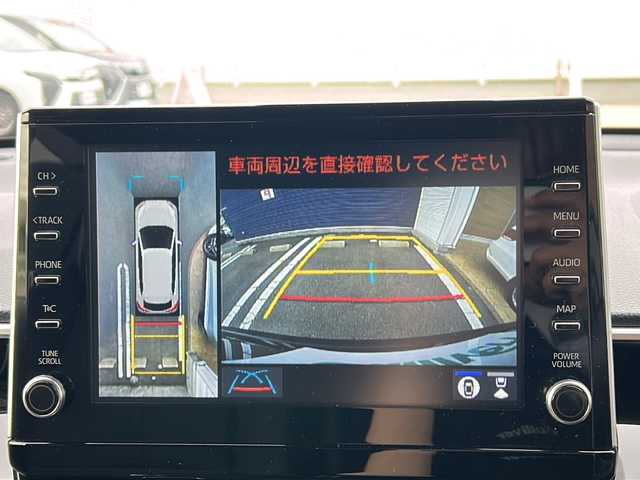 トヨタ カローラ クロス ハイブリッド Z 佐賀県 2021(令3)年 2万km アティチュードブラックマイカ 純正ディスプレイオーディオ/Bluetooth/USB/Apple Car Play/Android Auto/ワンオーナー/フルセグTV/アラウンドビューモニター/ガラスルーフ/トヨタセーフティセンス/・レーンキープアシスト/・プリクラッシュ/・ブラインドスポットモニター/・追従機能付きクルーズコントロール/・クリアランスソナー/ルーフレール/前席シートヒーター/前席パワーシート/ハーフレザーシート/LEDオートライト／オートマチックハイビーム/ダブルエアコン/ETC/ブレーキホールド/プッシュスタート