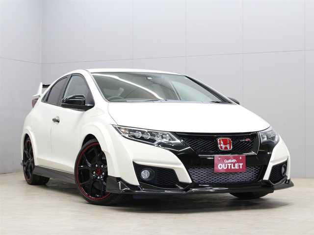 ホンダ シビック タイプR 三重県 2016(平28)年 0.6万km チャンピオンシップホワイト 750台限定車/6MT/アイドリングストップ/+Rスイッチ/KENWOODメモリナビ・地デジTV(MDV-Z702)/・DVD/CD/・Bluetooth/KENWOODツイーター/KENWOODドライブレコーダー(KNA-DR500)/バックカメラ/クルーズコントロール/ステアリングリモコン/ETC/純正19インチベルリナブラックアルミホイール/brembo製ベンチレーテッドディスクブレーキ(フロント)/brembo製アルミ対向4ポッドキャリパー/ステンレス製メッシュフロントグリル/ベルリナブラックフロントスポイラー/オーバーフェンダー/ベルリナブラックサイドシルスポイラー/ベルリナブラックリアスポイラー/ディフューザー付リアバンパー/LEDリアコンビネーションランプ/LEDヘッドランプ/・オートライト/フォグランプ/プッシュエンジンスタート/スマートキー×2/新車時保証書/取扱説明書