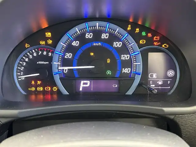 スズキ ワゴンＲ スティングレー X 福井県 2015(平27)年 4.3万km ブルーイッシュブラックパール3 社外SDナビ/衝突被害軽減ブレーキ/横滑り防止装置/フルセグTV/前席シートヒーター/純正HIDヘッドライト/オートライト/スマートキー/エンジンプッシュスタート